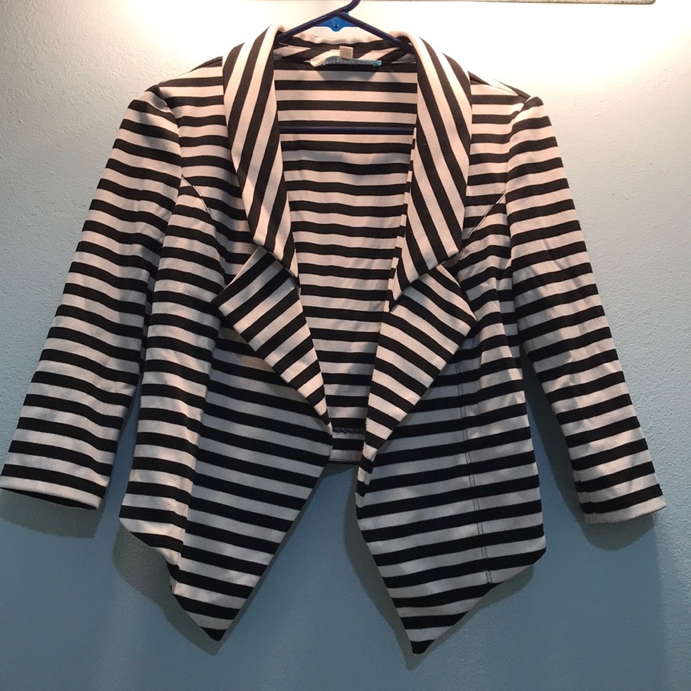 Stripped Black and White Jacket